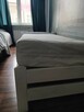 Łóżko drewniane ze stelażem IKEA i materacem 90x200 - 2