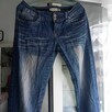 jeans damskie granatowe - 3