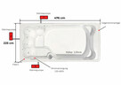 Basen wolnostojący Basen Jacuzzi ogrodowe SWIMSPA KONGO 4,8m - 4