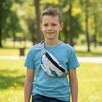 Nerka Dinozaury Blue - Saszetka na biodro dla dziecka - 12