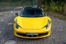 Ferrari 458 Italia 4.5 V8 569HP / Pakiet Carbon / Niski przebieg / Giallo Modena - 14