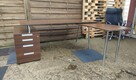 Biurko gabinetowe z dostawką i kontenerkiem - 2