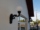 Lampa kinkiet stojąca wisząca żeliwna oświetlenie ogród - 3