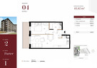 Nowe mieszkanie > CENTRUM > 43,42 m2 - 3