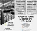 Monterzy izolacji – praca za granicą!