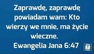 Jezus Chrystus oferuję Ci życie wieczne , chcesz???