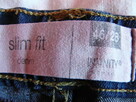Spodnie damskie Slim Fit 46/28 na gumce - 2