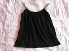 Inextenso czarny top na ramiaczkach XS - 2
