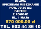 Mieszkanie Oława 2 pokoje_parter_kamienica_do wprowadzenia - 1