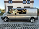 Renault Trafic 2.0DCI Dubel Long Długi 5os Klima Tempomat Alu Navi Kamera Hak - 7