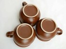 Kubek kamionkowy brązowy do grzańca wina czekolady barszczu - 8