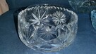 Zestaw szkła kryształowego -salaterka, misa ,patera (nr.1-4) - 6