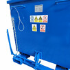 Kontener metalowy samowyładowczy 1m3 / KOLEBA / KOLIBA złom - 6