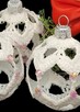 Bombki ażurowe ręcznie wykonane 4szt - 3