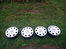 Komplet felg stalowych VW 5x112 15 z oryginalnymi kołpakami - 2