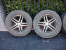 Koła komplet felg aluminiowych 5x112 15 z oponami zimowymi - 2