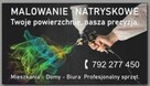 Malowanie natryskowe wnętrz / szpachlowanie