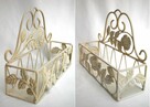 Miljögården Design Szwecja półka ogrodowa metal kremowobiała - 6