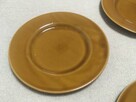PRL talerzyk talerzyki deserowe 17 cm brązowe porcelit - 3