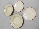 Stare talerz głęboki deserowe Tułowice porcelit PRL - 5