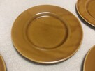PRL talerzyk talerzyki deserowe 17 cm brązowe porcelit - 2