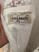 Suknia ślubna bez rękawów z cekinami Lade & Beads XL - 5
