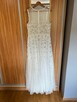 Suknia ślubna bez rękawów z cekinami Lade & Beads XL - 2