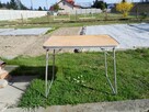 STOLIK TURYSTYCZNY SKŁADANY PRL - 4