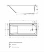 Nowa wanna do zabudowy Ceresanit Crea 170x75 - 2