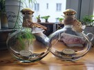2xKrzeska z ziołami 0,7l -PUSTE Kolekcjonerskie - real foto - 2
