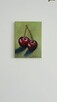Oryginalny obraz olejny „Wiśnie” – 18×24 cm - 8