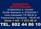 Sprzedam nowe mieszkanie 5 pokojowe z ogródkiem
