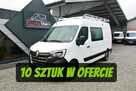 Renault Master średniak 7 osobowy brygadówka doka pełna opcja - 1