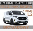 Ford Transit Custom Trail L2 150KM 6-os. Brygadowy Hak Skóra Osłona pod silnikiem - 1
