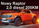 Ford Ranger Raptor Raptor 2,0 diesel 210KM Roleta elektr Super Niska Cena 2917zł