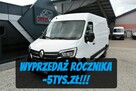 Renault Master sredniak L2H2 3 osobowy lift pełna opcja