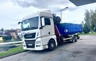 Transport krajowy – hakowiec DAF, kontenery, HDS z łyżką - 3