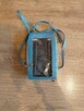 Torebka etui na telefon z kieszonkami turkusowa, praktyczna - 3