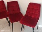 Krzesła welurowe cztery sztuki - 8