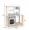 Drewniana piękna kuchnia dla dzieci z mikrofalówką nowa - 3