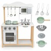 Drewniana piękna kuchnia dla dzieci z mikrofalówką nowa - 4