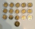 5zł - 15 monet z serii Odkryj Polskę 2017 -2025r.+ 2zł 2008r - 6