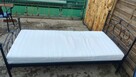 Łóżko 90x200 metalowe + materac TYLKO 450 ZŁ! - 2