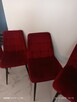 Krzesła welurowe cztery sztuki - 6