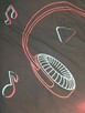Pściel MUSIC 160x200 , bawełna słuchawki młodzieżowa - 3