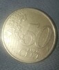 Moneta 50 euro cent Belgia 1999 - 2
