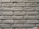 cegła biała z gipsu płytki dekoracyjne scienne biała  - 3