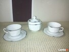FRANCE Miłosna LOVE CNP CEKIERNICA 2 FILIZANKI porcelana lux - 1