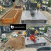 ławeczka na cmentarz, rama drewniana sprzedaż/montaż - 7