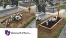 ławeczka na cmentarz, rama drewniana sprzedaż/montaż - 1